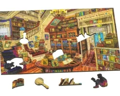 Wentworth 300 Pieces & Under* - Wish Upon A Bookshop - 250 Piece Wooden Jigsaw Puzzle