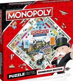 Winning Moves 1000 Pieces* - Edinburgh Monopoly Jigsaw - 1000 Piece Jigsaw Puzzle