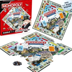 Winning Moves 1000 Pieces* - Edinburgh Monopoly Jigsaw - 1000 Piece Jigsaw Puzzle