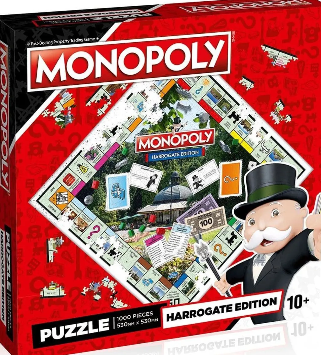 Winning Moves 1000 Pieces* - Harrogate Monopoly Jigsaw - 1000 Piece Jigsaw Puzzle