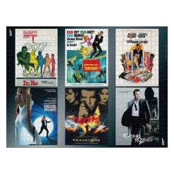 Winning Moves 1000 Pieces* - James Bond Puzzle Actor Debut Poster - 1000 Piece Jigsaw Puzzle
