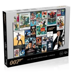 Winning Moves 1000 Pieces* - James Bond Movie Poster - 1000 Piece Jigsaw Puzzle