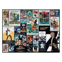 Winning Moves 1000 Pieces* - James Bond Movie Poster - 1000 Piece Jigsaw Puzzle