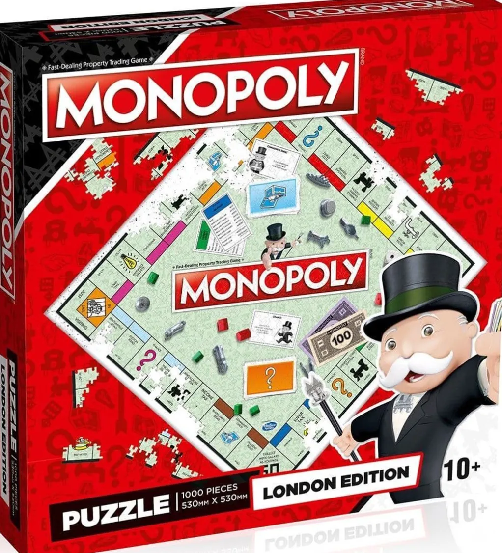 Winning Moves 1000 Pieces* - London Monopoly Jigsaw - 1000 Piece Jigsaw Puzzle