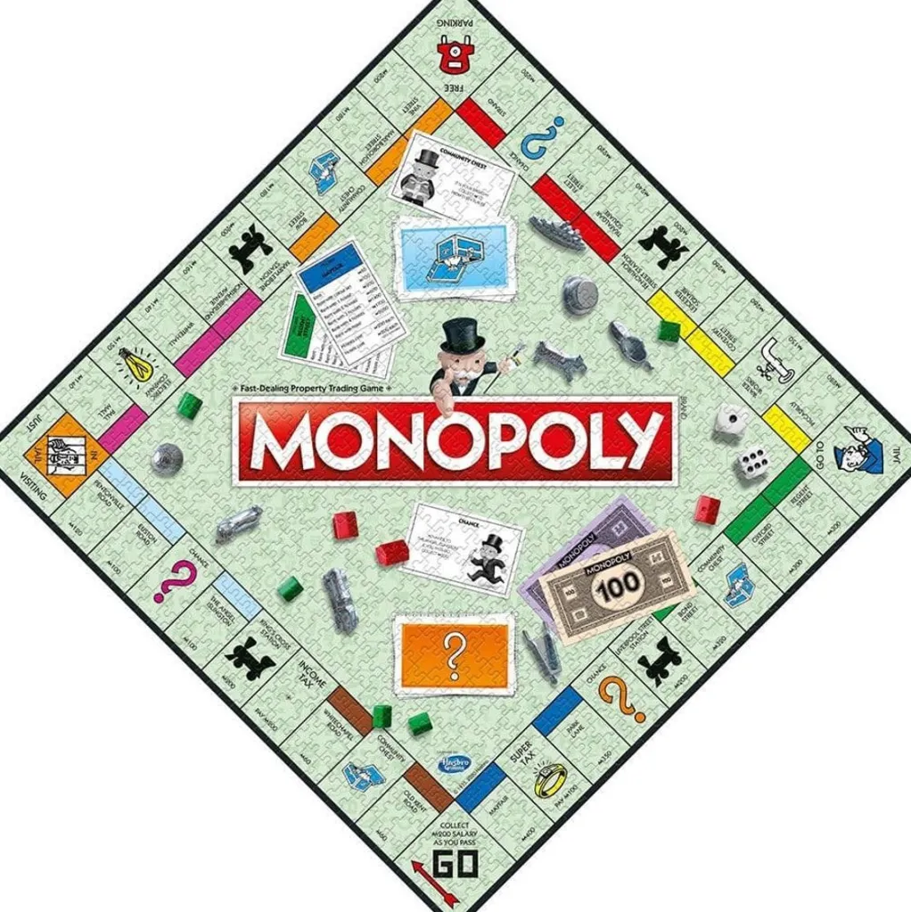 Winning Moves 1000 Pieces* - London Monopoly Jigsaw - 1000 Piece Jigsaw Puzzle