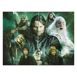 Winning Moves 1000 Pieces* - Lord Of The Rings Heroes Of Middle Earth - 1000 Piece Jigsaw Puzzle