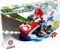 Winning Moves 1000 Pieces* - Mario Kart Funracer - 1000 Piece Jigsaw Puzzle