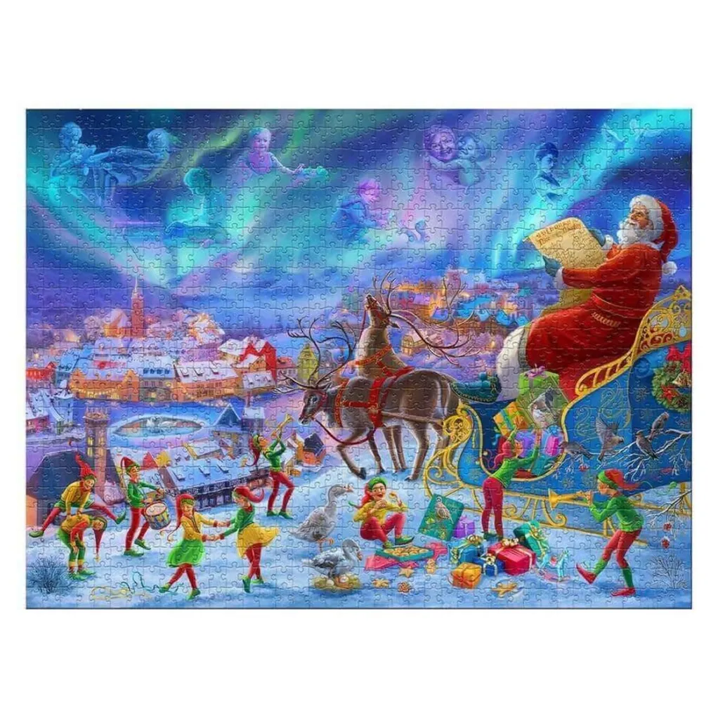 Winning Moves 1000 Pieces* - Santa Claus Is Coming - 1000 Piece Jigsaw Puzzle