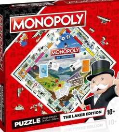 Winning Moves 1000 Pieces* - The Lakes Monopoly Jigsaw - 1000 Piece Jigsaw Puzzle