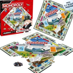 Winning Moves 1000 Pieces* - The Lakes Monopoly Jigsaw - 1000 Piece Jigsaw Puzzle