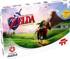 Winning Moves 1000 Pieces* - The Legend Of Zelda Ocarina Of Time - 1000 Piece Jigsaw Puzzle